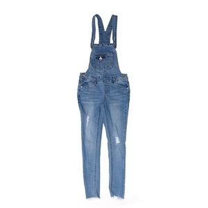 SQUEEZE Girl's Denim Distressed Overalls Size 10